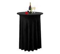 Cocktail Table Cover - Stretch Spandex Tablecloth | 60Cm/80cm Round Table Protector, High Elastic Table Cover, Indoor Decoration for Party, Dining Room, Interior,