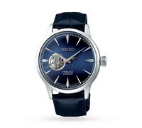 Cocktail Time 'Blue Moon' Open Heart 40.5mm Mens Strap Watch