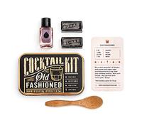 Cocktail Travel Set, Old Fashioned DIY Cocktail Kit Includes Mocktail Mix, Measuring Spoon, Travel Size for Cocktail Enthusiasts or Gift for All Occasions.Made in USA by Cocktail Kits 2 Go