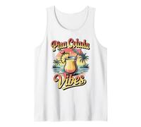 Cocktail Tropical Drink Pina Colada Tank Top