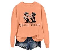Cocktail Weenies Sweatshirt Funny Dog Lover Cocktail Weenies Dachshund Shirt Unisex