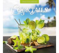 Cocktails - 2026 Square Wall Calendar - by Red Robin Publishing