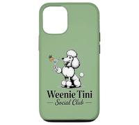 Cocktails & Poodles Social Club Poodle Design for Women Case for iPhone 12/12 Pro
