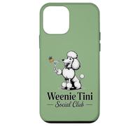 Cocktails & Poodles Social Club Poodle Design for Women Case for iPhone 12 mini