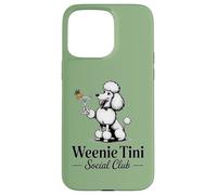 Cocktails & Poodles Social Club Poodle Design for Women Case for iPhone 15 Pro Max