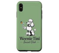 Cocktails & Poodles Social Club Poodle Design for Women Case for iPhone XS Max