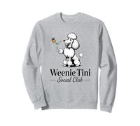 Cocktails & Poodles Social Club Poodle Design for Women Sweatshirt