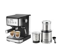 (COCM41521CG41019) Geepas Coffee Machine & 200W Coffee Grinder Combo