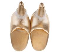 CocMouse Women Men Funny Slippers Novelty Gag Gift Sexy Indoor Flat Shoes Anti Slip Winter Furry Slippers (Golden, ONE SIZE)