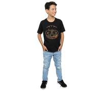 Coco Boy's Miguel Face Cotton T-Shirt in Black | Size: 7-8 Years Coco Black 7-8 Years