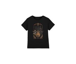Coco Boys Painted Poster with Guitar, Ernest, Miguel and Hector Unisex Kids T-Shirt, Black, 3-4 Years UK