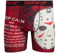 COCO BRANDS Friday the 13th Chucky Mens Boxer Briefs and Woven Boxer Shorts, Red Friday the 13th Keep Calm, M