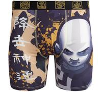 COCO BRANDS Mens Boxer Briefs - Avatar The Last Airbender Mens Underwear Boxers Breathable Stretchy No Fly Contoured Pouch, Avatar Gold Splat Print, M