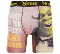 Coco Brands Shrek Men's Boxer Briefs - No Fly, Anti-Chafing Stitching, Comfort Shaped/Cotton Lined Crotch, Expect Prince Charming?, M