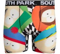 COCO BRANDS South Park Mens Boxer Briefs - Anti Chafing No Fly Boxer Briefs - Breathable Mens Underwear (Sizes S-XL), South Park Black/White, L