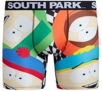 COCO BRANDS South Park Men's Boxer Briefs - No Fly, Anti-Chafing Stitching, Comfort Shaped/Cotton Lined Crotch, South Park Black/White, XL