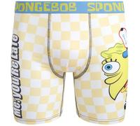 COCO BRANDS Spongebob Mens Boxer Briefs - No Fly Anti-Chafing Boxer Briefs - Breathable Mens Underwear (Sizes S-XL), You're Late, M