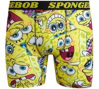 COCO BRANDS SpongeBob Mens Boxer Briefs - No Fly, Anti-Chafing Stitching, Comfort Shaped/Cotton Lined Crotch, Spongebob Mashup, M