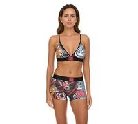 COCO BRANDS SpongeBob & Patrick Womens Underwear Set - 2 Piece Tom and Jerry, Betty Boop Boy Shorts & Sports Bras for Women, Tom & Jerry Black/Red, XL