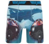 Coco Brands Top Gun Men's Boxer Briefs - No Fly, Anti-Chafing Stitching, Comfort Shaped/Cotton Lined Crotch, Maveric & Goose Helmets, L