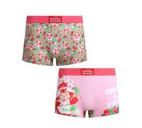 COCO BRANDS Womens Boy Shorts - 2 Pack Peanuts Snoopy Betty Boop Bratz Strawberry Shortcake Underwear Boxer Shorts (S-XL), Fresh and Sweet, XL