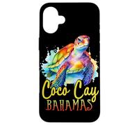 Coco Cay Bahamas Colorful Sea Turtle Family Vacation Trip Case for iPhone 16 Plus