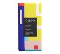 COCO Chocolatier Isle of Skye Sea Salt Dark 80g bar [Pack of 12]