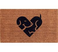 Coco & Coir Coco&coir Door Mat Rubber Backed Eco-Friendly Indoor Outdoor Heavy Duty Pet Themed Entrance Door Mat 45 X 75 Cm Puppy Love