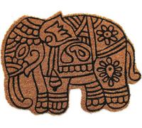 Coco & Coir Coco&coir Natural Coir Non-Slip Eco-Friendly Indoor Outdoor Heavy Duty Animal Theme Entrance Door Mat 45X75Cm Royal Jumbo