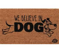 Coco & Coir Coco&coir Natural Coir Rubber Backed Eco-Friendly Indoor Outdoor Pet Series Dog, Puppy Entrance Door Mat 45 X 75 Cm Dog Love