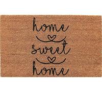 Coco&Coir Door Mat | Indoor | Natural Coir Welcome Mat | Durable Long-Lasting Home Sweet Home Design (45cm x 75cm)