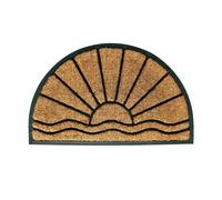 Coco & Coir Doormat Sunrise Natural/Black