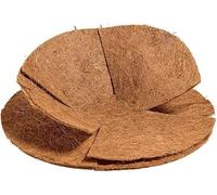 COCO & COIR Flat Basket Liner| 35cm / 14 inches | 3 pack | Flat Coco Fibre Replacement Liner for Plants Wall Baskets (Round)