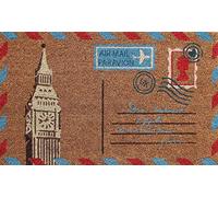 Coco&Coir Natural Coir | Non-Slip | Thick Coir | Premium Quality | Rubber Backed | Eco-Friendly | Indoor | Outdoor | Heavy Duty | Entrance Door Mat | 45 x 75 cm (The Mail)