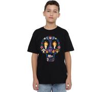 Coco Boys Day of The Dead Skull with Miguel, Ernesto, Hector Unisex Kids T-Shirt, Black, 12-13 Years UK
