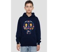 Coco Day Of The Dead Skull With Miguel, Ernesto, Hector Youth Kids Pull-Over Hoodie, Navy Disney Navy 9-11 Years