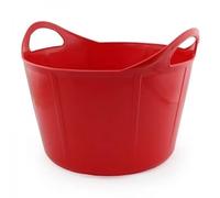 Coco Equestrian 17L Multi Purpose Flexi Bowl Bucket with Handles (Red)