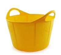 Coco Equestrian 17L Multi Purpose Flexi Bowl Bucket with Handles (Yellow)