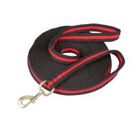 Coco Equestrian Black 8m Soft Cushion Horse Lunge Line Lunging Lead