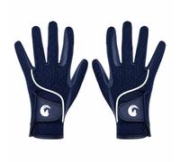 Coco Equestrian Blue (M) Breathable 3D Mesh Synthetic Leather Horse Riding Gloves