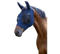 Coco Equestrian Fine Mesh Horse Fly Mask with Ears (Blue, Cob)