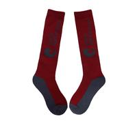 Coco Equestrian Red Unisex Child Breathable Knee High Long Boot Horse Riding Socks - 1 Pair