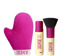 Coco & Eve Bali Bronzing Foam + Tanning Mitt + Brush - Ultra Dark