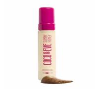 Coco & Eve Sunny Honey Bali Bronzing Foam. Natural Sunless Self Tanner Mousse. Anti Cellulite, Organic Sunless Self Tanning Lotion (Dark)