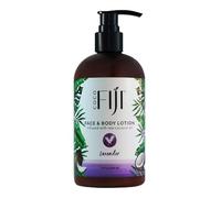 Coco Fiji Face & Body Lotion Infused With Coconut Oil | Lotion for Dry Skin | Moisturizer Face Cream & Massage Lotion for Women & Men | Lavender 12 oz, Pack of 1
