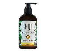 Coco Fiji Face & Body Lotion Infused With Coconut Oil | Lotion for Dry Skin | Moisturizer Face Cream & Massage Lotion for Women & Men |Pineapple Coconut 12 ozPack of 1