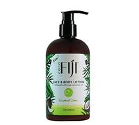 Coco Fiji Face & Body Lotion Infused With Coconut Oil | Lotion for Dry Skin | Moisturizer Face Cream & Massage Lotion for Women & Men |Coconut Lime 12 oz, Pack of 1