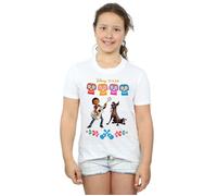 Coco Girl's Miguel Logo Cotton T-Shirt in White | Size: 7-8 Years Coco White 7-8 Years