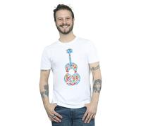 Coco Guitar Pattern T-Shirt Disney White M