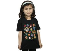 Coco Heads Pattern Cotton T-Shirt Disney Black 5-6 Years